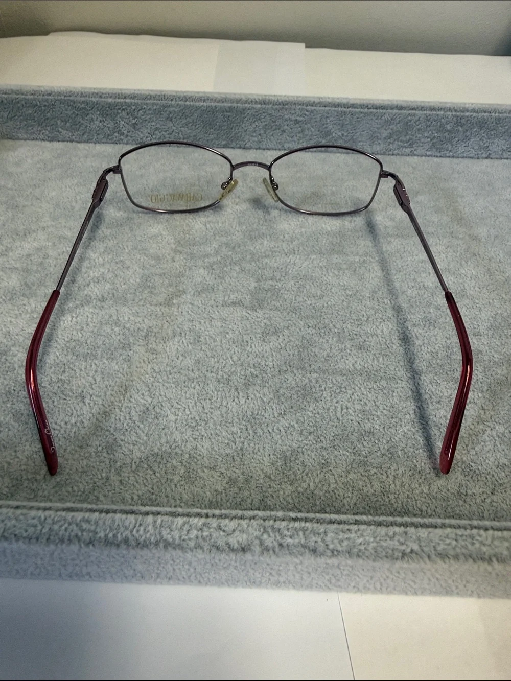 NWOT Vintage Caravaggio Natalia Women's Purple Metal Eyeglass Frame Eyesize 51
